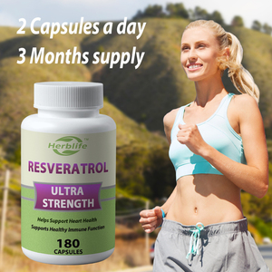 Resveratrol Natural OEM/ODM - 1000 mg por Porción, Máxima Potencia (180 Cápsulas), Suplemento Antioxidante, para la Salud del Corazón y Puro - Product Image 4