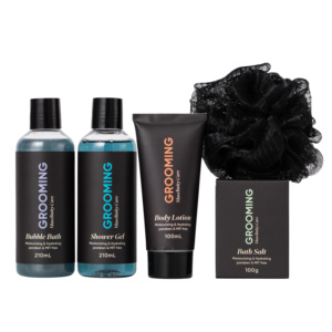 <span class=keywords><strong>Set</strong></span> Regalo da Bagno per <span class=keywords><strong>Uomo</strong></span> in Vendita, Kit di Cura con Gel Doccia, <span class=keywords><strong>Bagnoschiuma</strong></span>, Lozione Corpo, Sale da Bagno e Spugna - Product Image 5