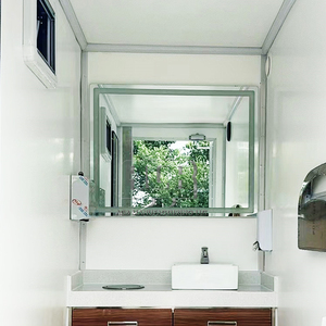 Remolque de baño portátil de lujo VIP Baño de acero móvil público al aire libre para aplicación de parque - Product Image 4