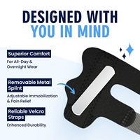 Attelle de doigt à gâchette d'origine Attelle de maillet et orthèse pour l'arthrite, les blessures et les entorses-Convient à l'index, au milieu et aux doigts annulaires