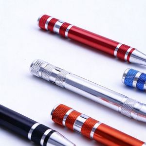 Aluminum Pocket Tool <b>Screwdriver</b> Pen with 8 Driver Bits Internal Compartment Magnetic Tip <b>Precision</b> Micro Repair Tool <b>Set</b> - Product Image 6
