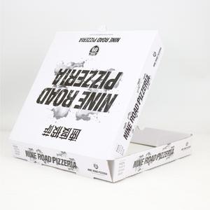 Boîte d'emballage alimentaire classique jaune de haute qualité, personnalisable, biodégradable, résistante à l'huile, pour la vente en gros de pizzas et de plats à emporter - Product Image 2