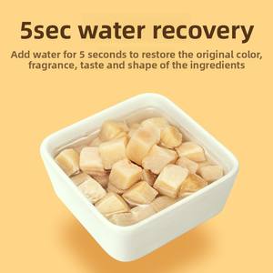 Petites conserves <span class=keywords><strong>de</strong></span> friandises lyophilisées pour animaux <span class=keywords><strong>de</strong></span> compagnie poulet canard boeuf thon morue caille jaune d'<span class=keywords><strong>oeuf</strong></span> morceaux pour chats et chiens - Product Image 3