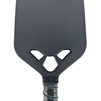 Raquette de pickleball ZK X Series 398, longueur 420 mm, épaisseur 10-16 mm, 225-230 g, en fibre de carbone et fibre de verre, avec manche long