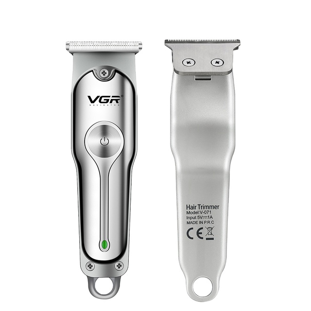 VGR071 Cross-border New Cutting Scissors Engraving Men's Electric Hair Cutting Salon Home Electric Fader Oil