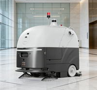Balayeuse électrique intelligente sans conducteur, entièrement automatique, avec moteur de nettoyage, fonctionnement sécurisé 24h/24 et recharge automatique de l'eau