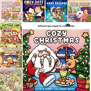 Рождественская книжка-раскраска для подростков - Product Image 1