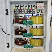 Stabilisateur de tension automatique triphasé série TNS, régulateur de tension AVR haute précision 380V pour équipement industriel