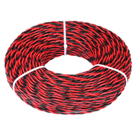 Cable de Cobre Puro Trenzado RVS de 2 Hilos, 0.75 mm, 10 mm, 15 mm, 25 mm; Resistente al Fuego; Cable para Lámparas; Cable Doméstico