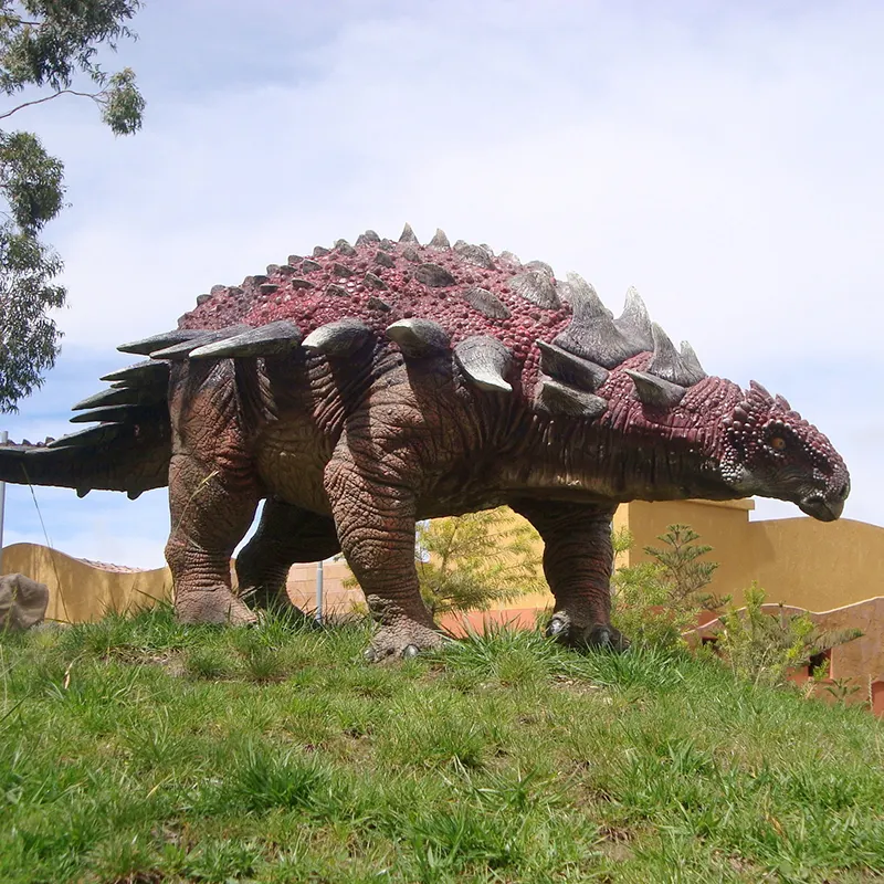 Высококачественная силиконовая реалистичная модель динозавра с 6-осевым движением для тематического парка Динозавров