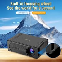 Nouveau projecteur LED natif 1920x1080p amélioré, Full HD, cinéma, bureau, entreprise, éducation, 3000 lumens, portable, Internet