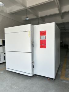 Probador de choque térmico de batería de tres cámaras | Equipo de prueba de Ciclismo de temperatura rápida | Cumple con IEC 62133, UN38.3 - Product Image 6