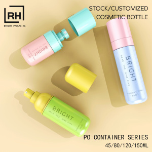 Bouteille en plastique transparente PET de 100/120/150 ml pour produits cosmétiques, avec pulvérisateur, distributeur de lotion, flacon d'essence avec pompe - Product Image 5
