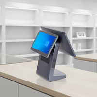 Terminal de point de vente Android avec écran tactile capacitif de 15,6 pouces, RK3568, 8 Go de RAM, 128 Go de ROM, construction en alliage d'aluminium, haute performance