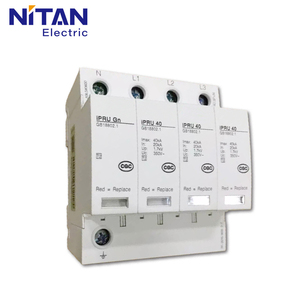 वृद्धि रक्षक टकसाल टी 2 प्रकार बिजली सुरक्षा 40ka अधिकतम निर्वहन वर्तमान एंटी-लीकेज औद्योगिक उपयोग - Product Image 1