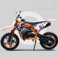Mini moto tout-terrain quad 49cc de haute qualité chinoise pour enfants conduisant des motos à deux roues avec essence pour filles