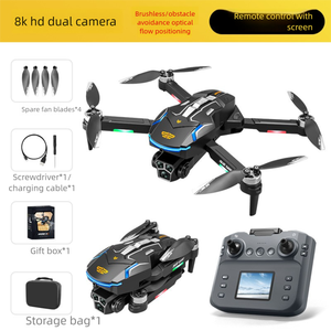 Nouveau produit transfrontalier S2, drone à télécommande avec écran HD 8K, double caméra, adapté aux débutants, évitement d'obstacles - Product Image 6