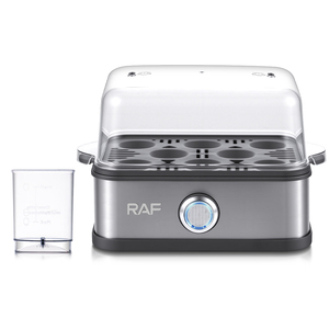 หม้อต้ม RAF 300W สำหรับไข่ได้สูงสุด 8 ฟอง พร้อมปุ่มควบคุมเดียว ใช้งานง่าย และระบบป้องกันความร้อนเกินสำหรับการทำอาหารสองเท่า - Product Image 4
