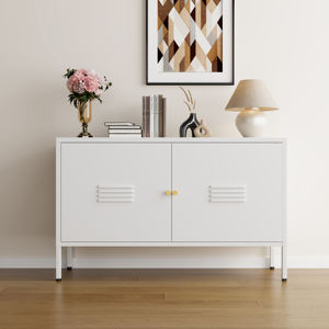 <span class=keywords><strong>Meuble</strong></span> <span class=keywords><strong>TV</strong></span> moderne réglable en acier avec pieds hauts pour salon, salle à manger, hôtel – Casier métallique - Product Image 3