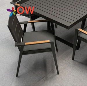 Set Tavolo e Sedie Pieghevoli da Giardino, Arredamento da Esterno con Struttura in Alluminio per Patio - Product Image 2