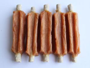 Envoltura de pollo de 22cm, palo de cuero crudo, golosinas dentales para perros, masticar de proveedor Premium - Product Image 4