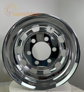 Fabrication de jantes en aluminium pour camions lourds 17,5x5,25, Chine, jantes en alliage pour semi-remorques et remorques de fret. - Product Image 3