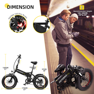 Bicicleta eléctrica <span class=keywords><strong>Plegable</strong></span> de 20 pulgadas para adultos, <span class=keywords><strong>Plegable</strong></span>, con 7 velocidades - Product Image 4