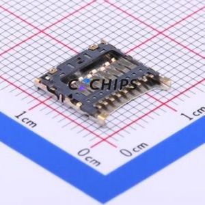 TF-008 SD Card / Memory Card Connector SMD Connector Plug-In Type MicroSD Card (TF Card) Card Holder With - Product Image 2
