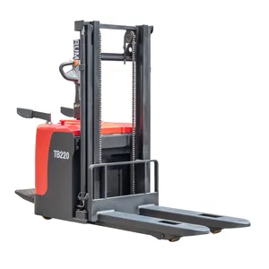 semi or full electric stacker 2 ton Capacity Loading Hydraulic Walking Forklift 3 ton 4500mm forklift electric semi auto