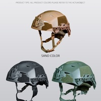 Casque tactique léger Wendy EX 3.0 Rail, haute qualité ABS, respirant, résistant à l'eau, 16-20 aérations, casque de conduite tout-terrain