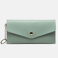 Porte-cartes double couche en cuir PU, portefeuille portable à compartiments, sac à cartes et à espèces
