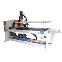 Machine de découpe automatique de noyaux en PVC de 3 pouces pour ruban adhésif BOPP, coupeuse de noyaux de rouleaux, découpe intérieure de 25-76 mm, rembobineuse de ruban