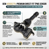 Capteurs de surveillance de pression des pneus TPMS 4250C275 pour Pajero Sport III 2014 - 2025