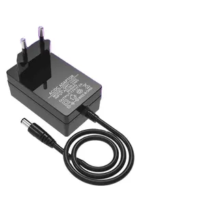 Steker EU adaptor pengisi daya dinding 3V 1A 5V 1A 6V 1A 12V 1A 9V 1A 5V 2A standar ac dc router monitor lampu led adaptor daya