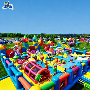 Castillo Inflable para Niños Lily Toys, Parque de Juegos Inflable, Trampolín Inflable Grande, Parque de Atracciones, <span class=keywords><strong>Casa</strong></span> de Brinco - Product Image 3