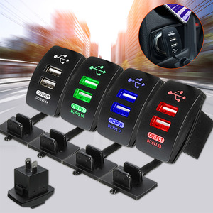 Car Cigarette <b>Lighter</b> USB Adapter 12V DC 5V 3.1A Dual Port Charger For Mobile Phone General Purpose Type - Product Image 2