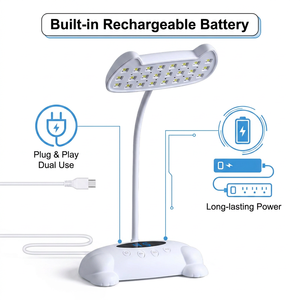 New M40 Lucky <strong>Cat</strong> 48W Smart Sensor Nail Lamp, Dual Light Source, Rechargeable Cordless <strong>Plug</strong>-in Nail Dryer, No Skin Darkening - Product Image 5