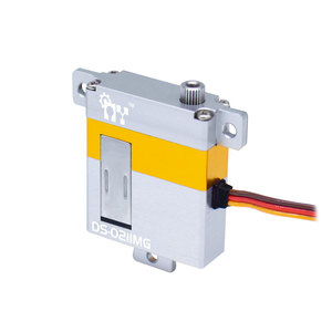 Servo sans noyau MY DS-0211MG 6.0V 8KG avec boîtier entièrement métallique pour drone à aile fixe et planeur, pièces d'avion RC - Product Image 5