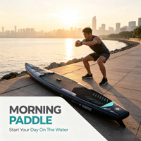 Kit complet de planche à pagaie gonflable pour la course en sports nautiques, planche de SUP de compétition avec pagaie, pompe, sac à dos et laisse