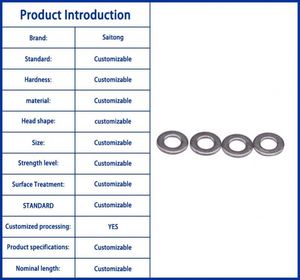 Fabricant d'origine de rivets, joint en acier inoxydable 6*12*1, accepte la personnalisation, rondelles de fixation - Product Image 2