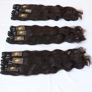 Tissage en lot indien naturel, cheveux vierges, non traités, à cuticules alignées, non traités, vente en gros - Product Image 2