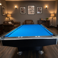 Table de billard de luxe de 6e génération, en bois massif, 9 pieds, sur mesure, avec plateau en ardoise et design durable