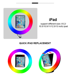 Photomaton portable pour iPad, installation facile, lumière RGB réglable, support rotatif à 180 degrés, machine à photomaton pour selfies - Product Image 4