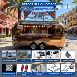 Camion <span class=keywords><strong>de</strong></span> restauration mobile commercial en acier inoxydable, bar à hot-dogs, camion <span class=keywords><strong>de</strong></span> restauration entièrement équipé pour <span class=keywords><strong>les</strong></span> pâtes, fabriqué en Chine - Product Image 4