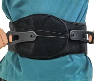 Sistema de polea ajustable de grado médico, soporte de cintura con cordón, soporte lumbar para la espalda