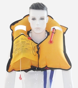 Wholesale Factory Portable <b>Inflatable</b> Life for Children Oxford Fabric CCS Marine Work Buoyancy Vest Printable Design - Product Image 1