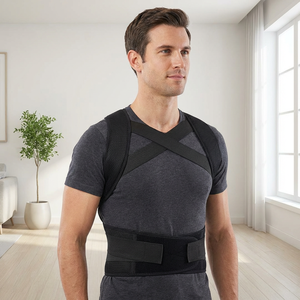 <span class=keywords><strong>Corrector</strong></span> de Postura Ajustable para Hombres y Mujeres, Soporte de Espalda Transpirable con Malla y Tirantes en X para Alivio de la Columna Vertebral - Product Image 3