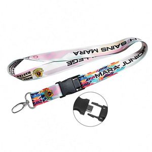 Cordón para el Cuello con Porta Identificación de Poliéster y Logotipo Personalizado al por Mayor - Product Image 1