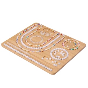 Bamboo Combo <strong>Beading</strong> <strong>Board</strong> for Jewelry Bracelet Making and Other Jewelry Necklaces Design <strong>Beading</strong> Mats Trays - Product Image 6