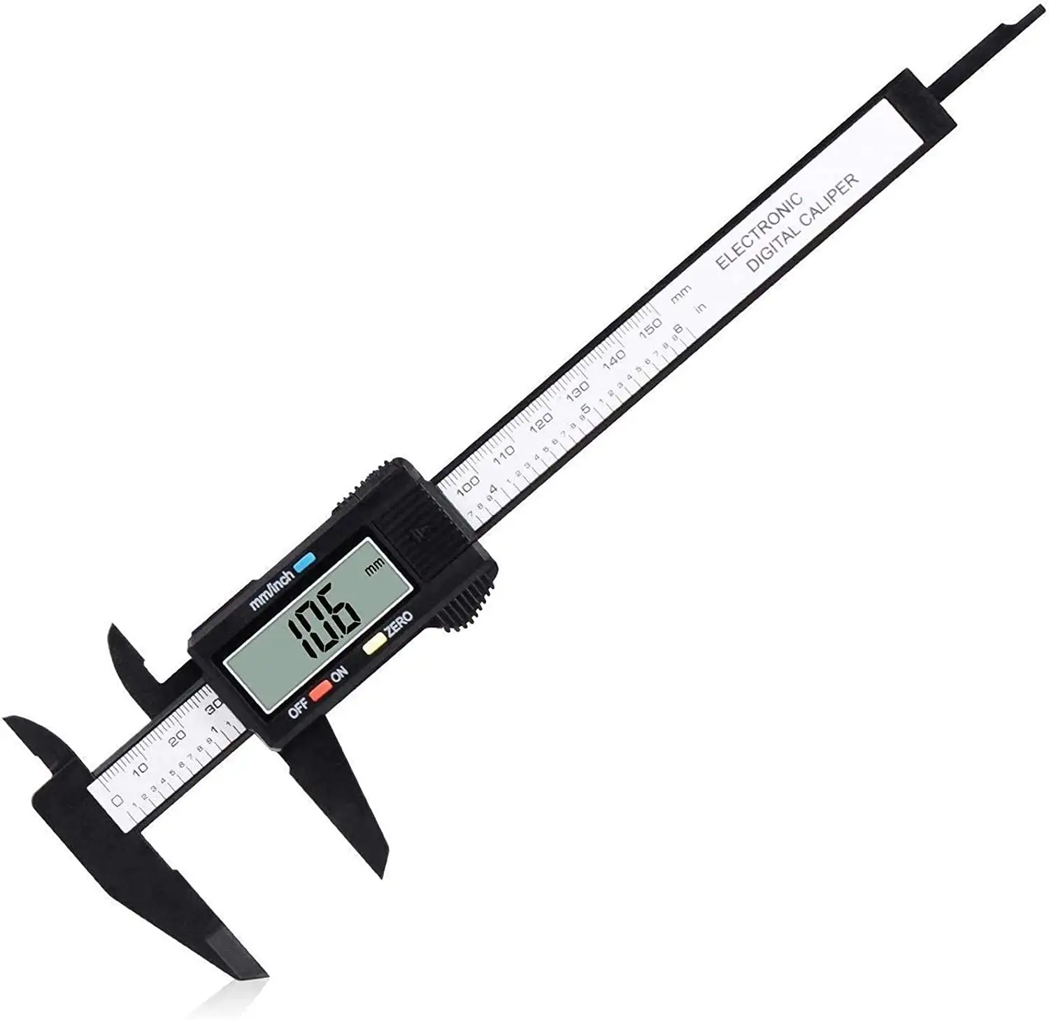 0-150mm Digital Electronic Vernier Caliper with Large LCD Screen Auto-Off Feature Inch and Millimeter switching
